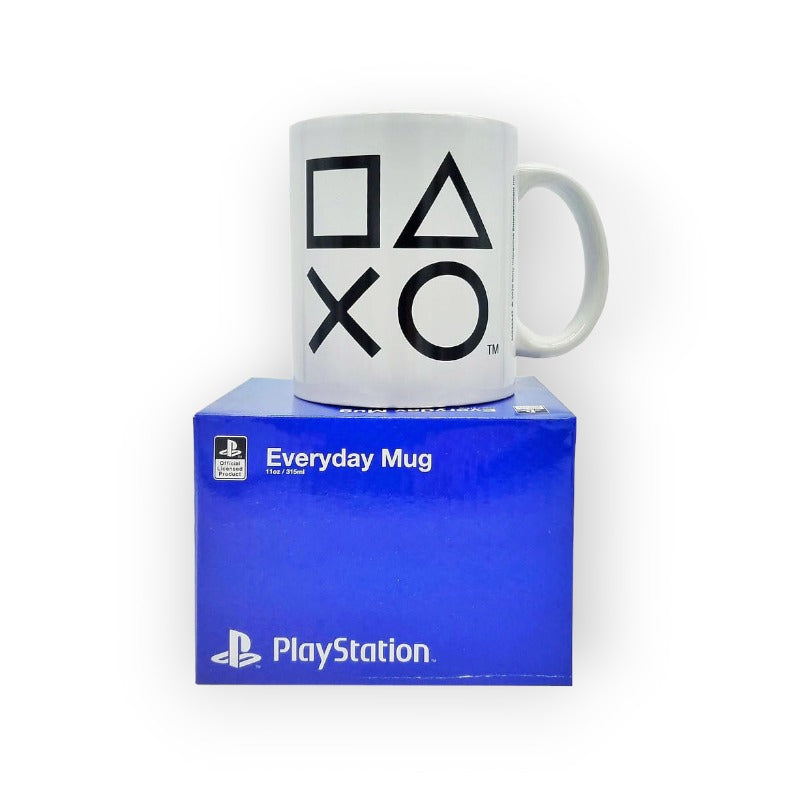 Tazza in ceramica bianca di altissima qualità con logo originale sony playstation