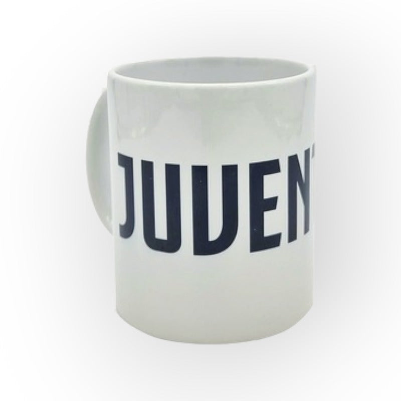 Tazza bianca con Scritta Juventus nera Originale