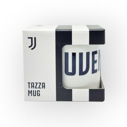 Tazza bianca con Scritta Juventus nera Originale