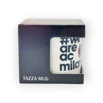 Tazza in ceramica bianca originale con scritta we are ac Milan