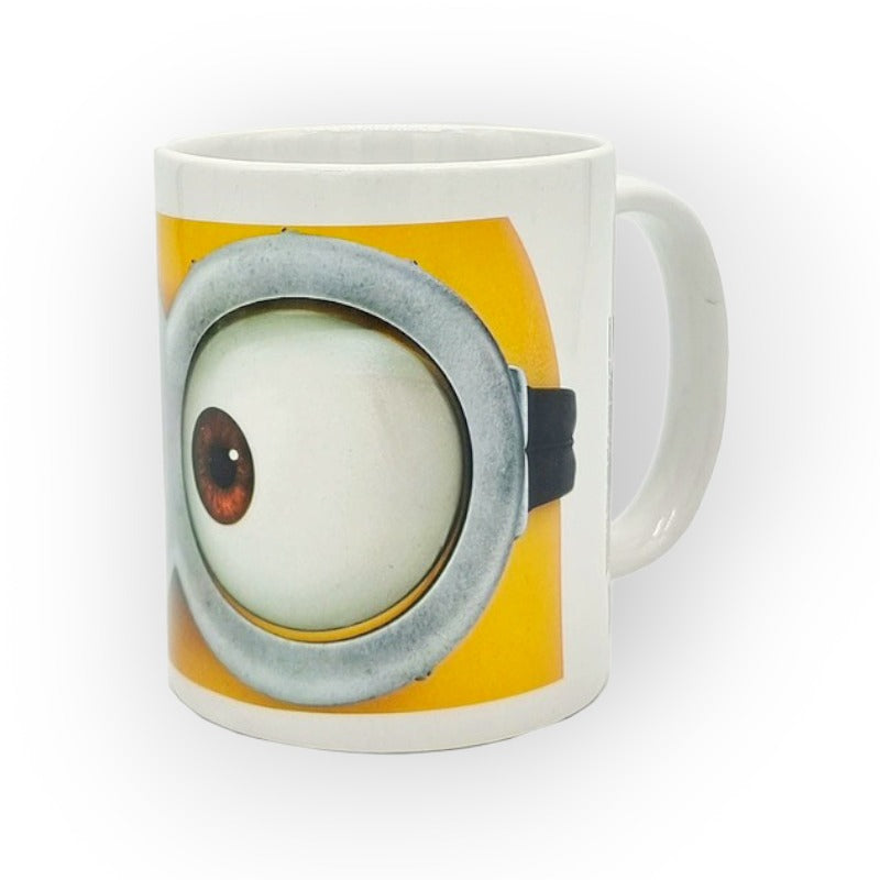 Tazza in ceramica di altissima qualità gialla con occhiali minions despicable me Cattivissimo Me