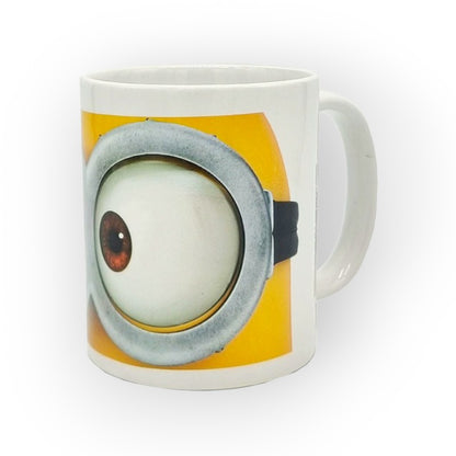 Tazza in ceramica di altissima qualità gialla con occhiali minions despicable me Cattivissimo Me