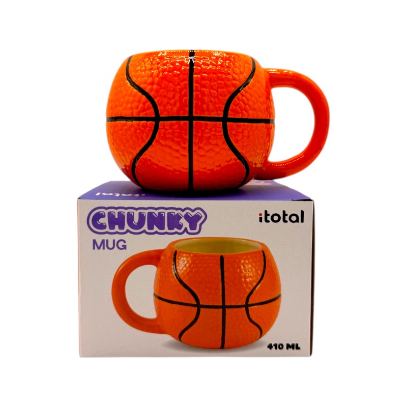 Bellissima tazza da colazione a forma di pallone da basket