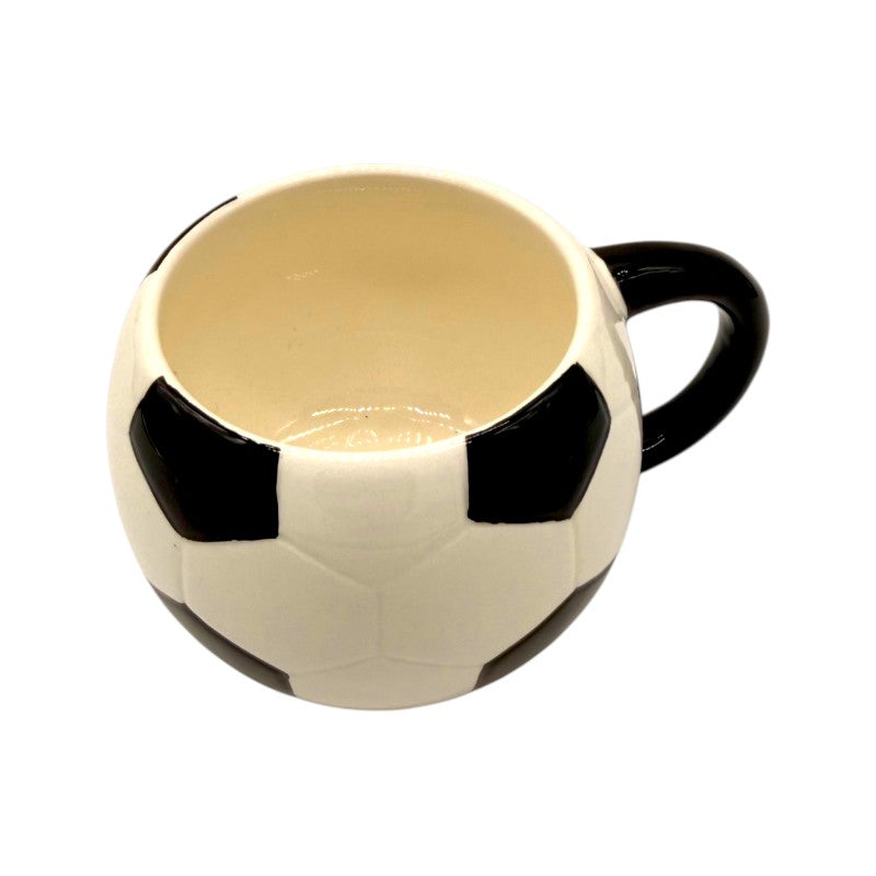 Bellissima tazza da colazione a forma di pallone da calcio