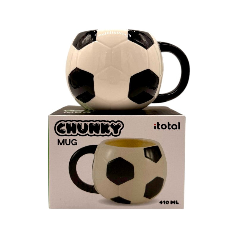 Bellissima tazza da colazione a forma di pallone da calcio