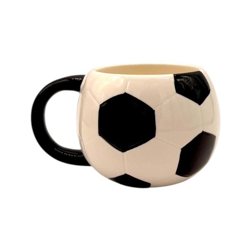 Bellissima tazza da colazione a forma di pallone da calcio