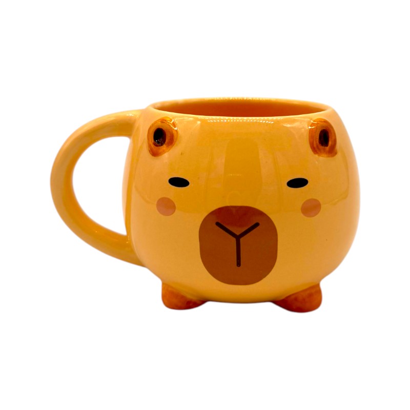 Bellissima tazza da colazione a forma di capibara