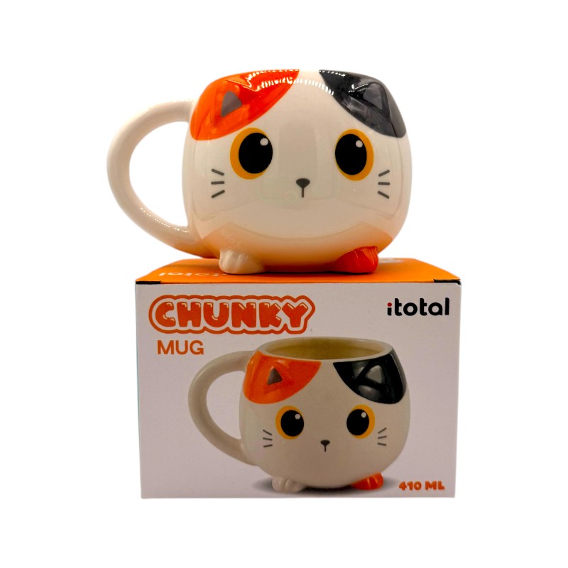 Bellissima tazza da colazione a forma di gatto