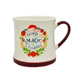 Bellissima tazza in ceramica di altissima qualità, bianca con la scritta Belive in Magic Christmas