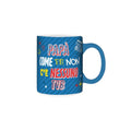 Tazza regalo festa del papà. Blu con la scritta "Papà come te non c'è nessuno, TVB"