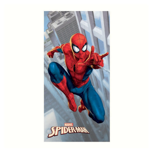 Bellissimo telo mare in microfibra a tema spiderman