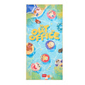 Telo mare Legami Out of Office 180x85cm: poliestere e poliammide asciugante, 331g, design kawaii animaletti in piscina. Il telo spiaggia più divertente!
