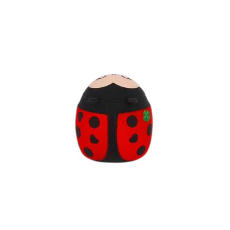 Temperino coccinella Legami Mini Friends — design 3D rosso e nero, lama affilata, formato mini. Pensierino kawaii originale per la scuola.