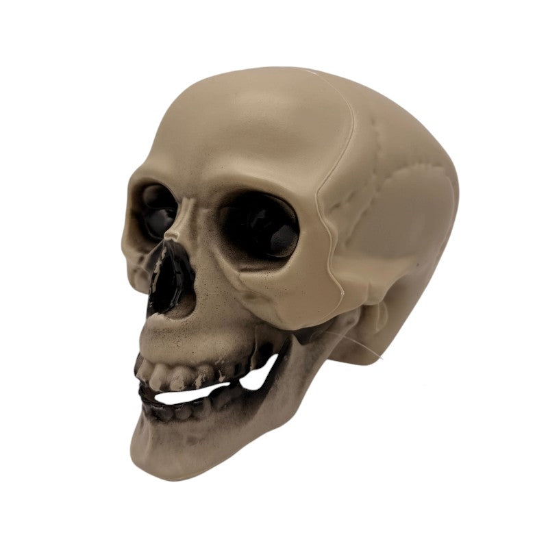 Teschio decorativo di Halloween effetto osso anticato: decorazione horror per mensole, centrotavola e case infestate. Scoprilo su Viano Shop!