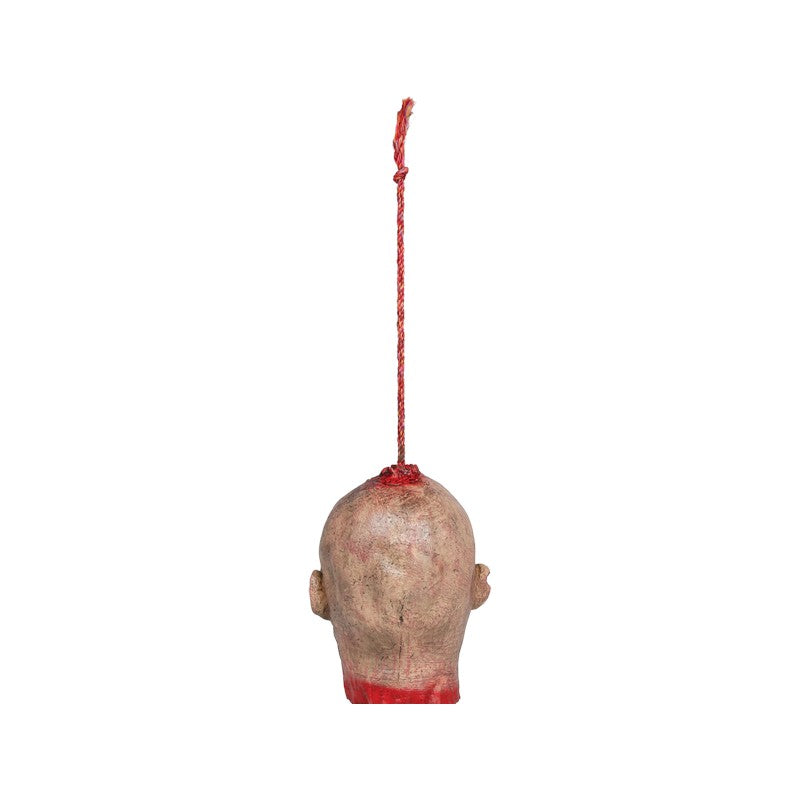 Testa zombie decorativa di Halloween con cordino: decorazione horror da appendere per feste, case infestate e allestimenti da brivido. Su Viano Shop!