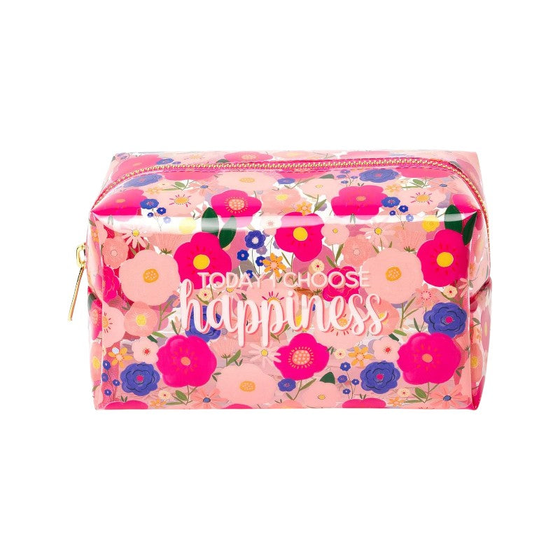 Bellissimo beautycase per trucchi e Make up legami a tema floreale