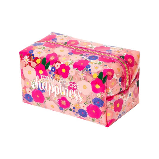 Bellissimo beautycase per trucchi e Make up legami a tema floreale