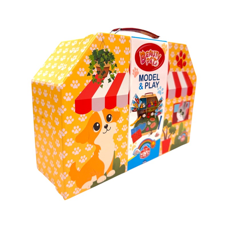 Didò Beauty Pet Model & Play: valigetta pet shop con pasta per giocare, formine e scena per modellare cani e gatti. Su Viano Shop!