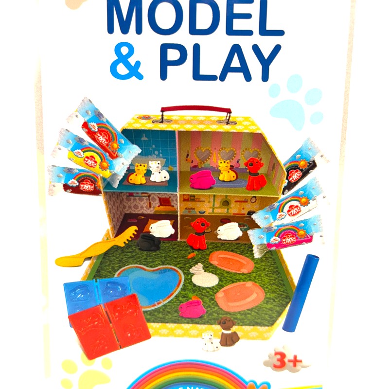 Didò Beauty Pet Model & Play: valigetta pet shop con pasta per giocare, formine e scena per modellare cani e gatti. Su Viano Shop!