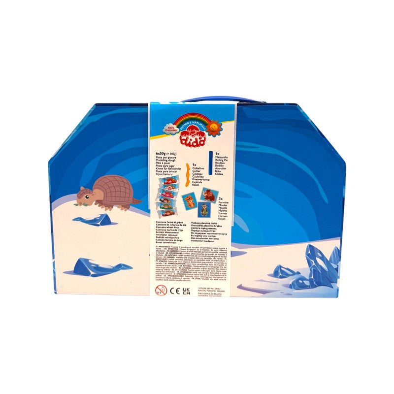 Didò Mammut & Friends Model & Play: valigetta grotta di ghiaccio con pasta per giocare e accessori per modellare. Su Viano Shop!