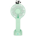 Ventilatore portatile ricaricabile Legami Panda: 3 velocità, base scrivania, USB incluso, 2h autonomia. Design panda kawaii verde menta. Fresco e adorabile!
