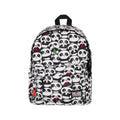 Zaino scolastico Legami Panda con fantasia kawaii e patch Do Less Panda More: tasca frontale e maniglia, perfetto per scuola e tempo libero. Su Viano Shop!