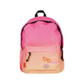 Zaino scolastico Legami Sunset Lover: tessuto ombré rosa-pesca, patch ricamate sole e occhiali a cuore, doppia zip. Scopri il backpack!